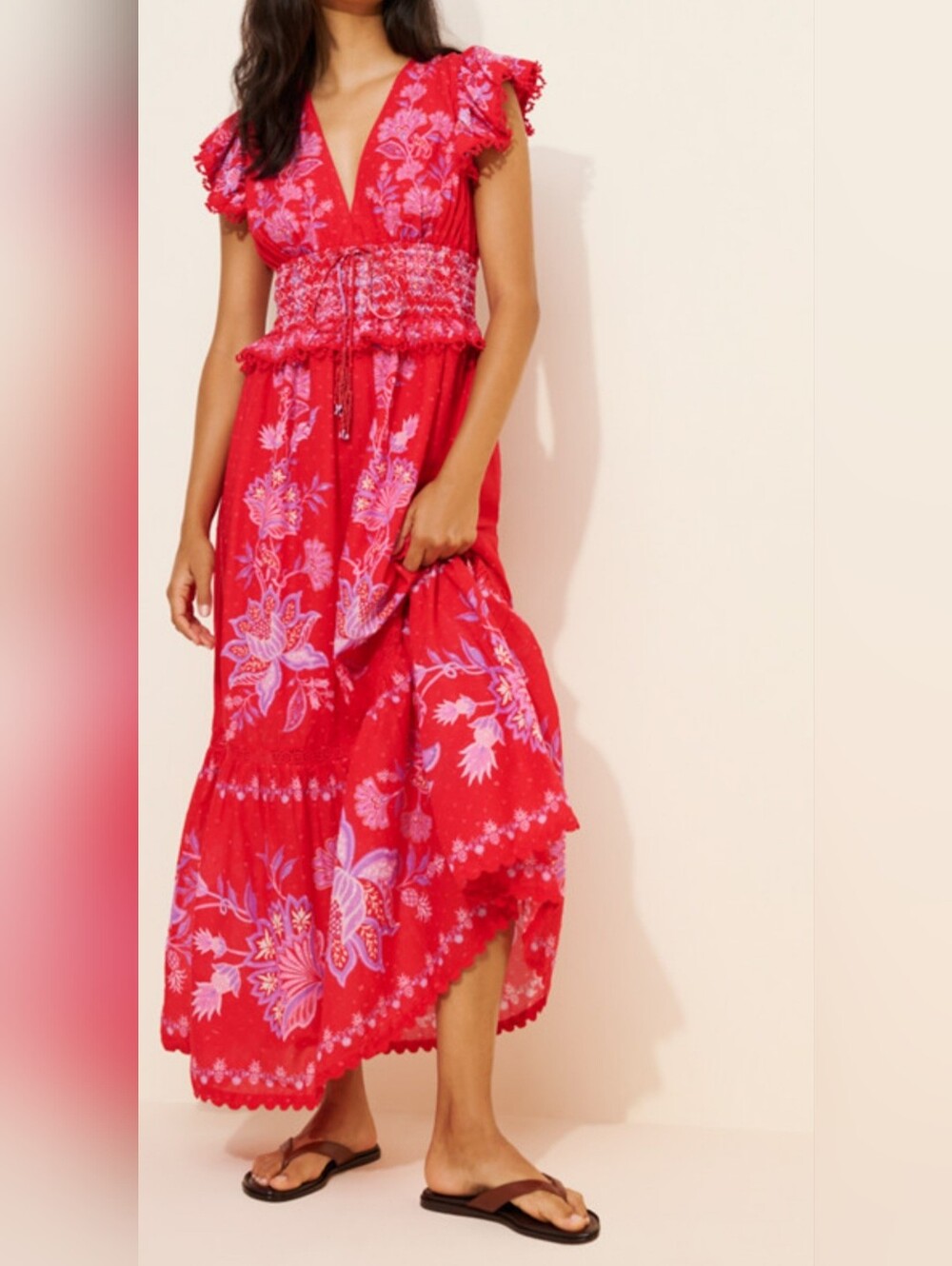 Farm Rio Maxi Cotton Dress